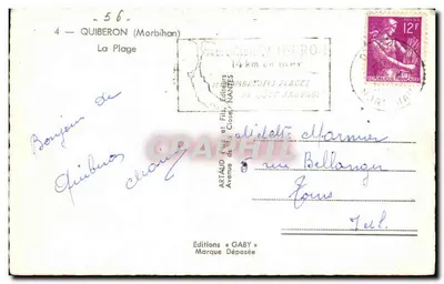 Plaża Quiberon — Quiberon (Morbihan) — Wydawnictwo Gaby n°56 — Rewers
