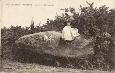 Alrededor de SARZEAU - Le Fuseau de Jeannette — Colección H. Laurent, Port-Louis
