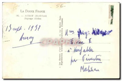 Vista de aldeia — estrada e casa — editor Yvon, n° 56 — Verso