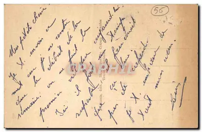 Arredores de PLOERMEL — Noiva Bretã — La Guédillée — Dançarinos se seguram pelo braço — Verso