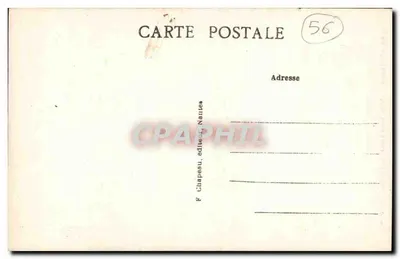 Três bons Velhos do FAOUËT (Morbihan) — Na Bretanha — Editor R. Chapeau, Nantes, n° 6 — Verso