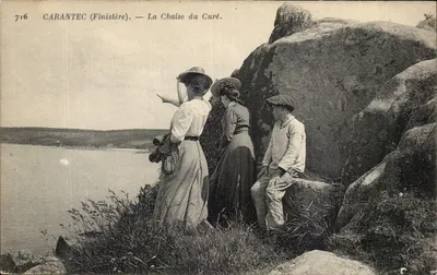 Carantec (Finistère) — A Cadeira do Curá.