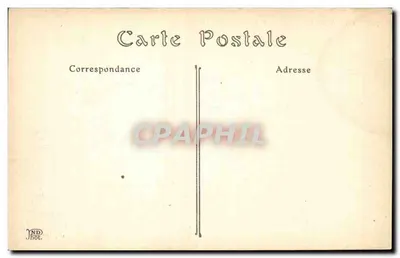 Carantec (Finistère) — A Cadeira do Curá. — Verso