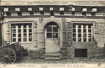 Carhaix (Finistère) — Loja, Casa do Século XVI, rua do Pavé — JND Hor, n°337