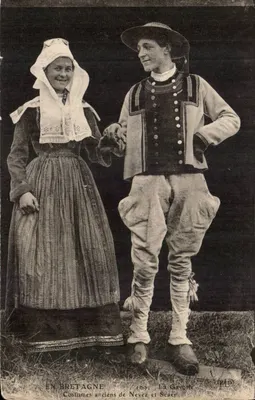 Costumes anciens de Nevez et Scacor — La Gavoitte, n°189