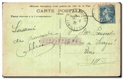 Pentrez-les-Bains — Wyspa Pentrez w czasie pływy — wydawca Le Doré, fot. z Pentesulin — Rewers