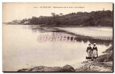 LE POULDU - Embocadura da Laïta em Porz-Mouric — série 4171, editor Laurent-Nestléano