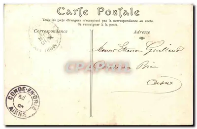 Morteau — Viejas Casas de la Plaza del Mercado — editor MORTEAU, n° MD 17 — Reverso