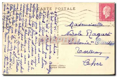 Rosporden (Finistère) — O Bourg e o Lago — Gaby — Verso