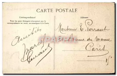 Quimperlé — Portal Kościoła św. Michała — Wydawca nieznany, nr 461 — Rewers