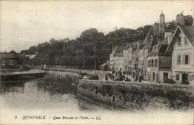 Quimperlé — O cais Brixeux e a Ilha — LL.