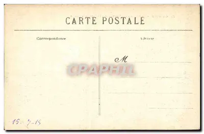 Quimper — O Rio — Les Vire-Courts — O Salto da Virgem — Coleção Villard, Quimper — Verso