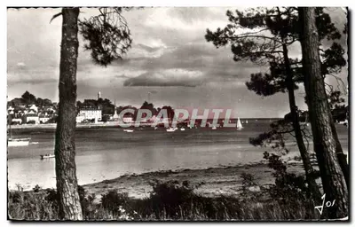 Vista de Sainte-Marine para o horizonte — Benodet, Finistère — Éditions d'Art VOS