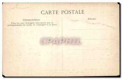 La Côte terrible - Puesta de sol en el Raz de Sein — La Bretaña, editor E.D., n° 107 — Reverso