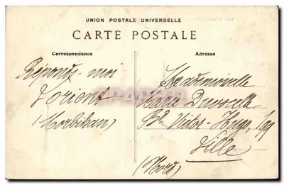 Douarnenez — Le Port Rhu (Derniers feux du jour) — Collection Villard, Quimper — Rewers