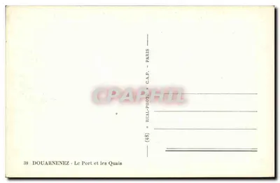 Douarnenez - O Porto e os Cais — C.A.P. — (48) — Verso