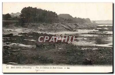 Beg-Meil (Finistère) — Em direção ao Castelo de Boat-Conan — LL
