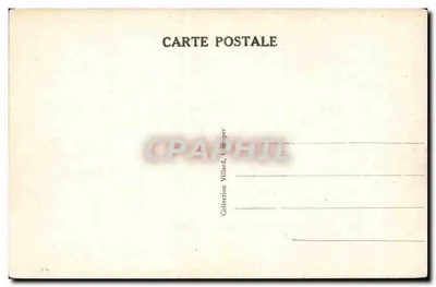 La Pointe du Raz - Le Port de Bestrière - Le Refuge des barques des pêcheurs — Collection Villard, n° 3278 — Verso