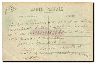 Baccarat - Riva direita e o Ponte — Cliché Antoine — Verso