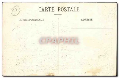 Bayon - Widok z mostu nad Moselą — E. Bastien, lib.-édit., Lunéville ; Wydawca Pani Derché, Bayon — Rewers