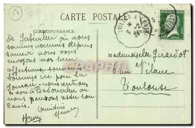 Gerbéviller — Kościół bombardowany przez Niemców — E. Bation, Belfort — Rewers