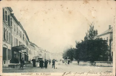 Baccarat - Rue de Frouard — éditeur R. Nodlas, Prieuré de Grésan, Baccarat