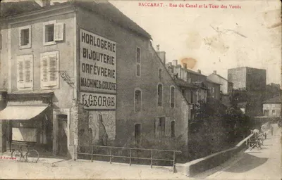 Baccarat - Rue du Canal e a Torre dos Voués — Editor Autelée, número de série não visível