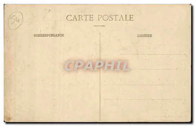 Gerbéviller — Vista tirada do ponte sobre a Mortagne — bombardeado pelos Alemães — 1914 — Verso