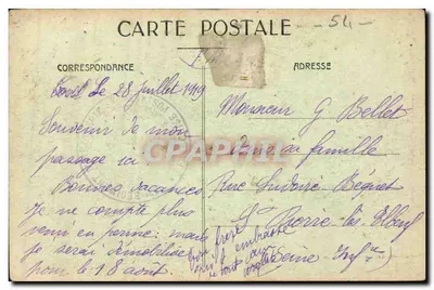 Liverdun pitoresco — Os Três Pontes — Husson, Bazar Lorrain, editor — Verso