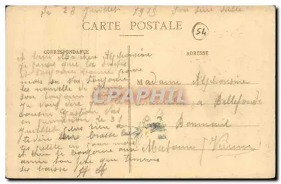 Nomeny - Rue Porte-Basse — Cidades Martirizadas — Imprensa Unida de Nancy — Verso