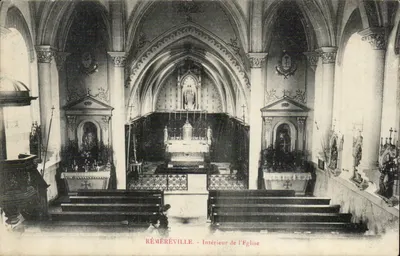 Réméréville - Interior da Igreja — Editor não identificado, número de série não visível