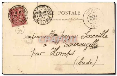 Pont-d'Ouison — Plac Thiers — Lib. Palaisey, 69, Plac Daver, blisko Hotelu Miasta — Rewers