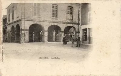 Vézelize - As Halles — Fototipia A. Bergeret et Cie, Nancy