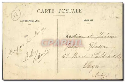 Nancy - A Catedral — Maison des Magasins Réunis, editora, Nancy — Verso