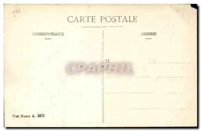 Entrada de um vilarejo bombardeado — cena de destruição após bombardeio — editor Nancy A. 2075 — Verso