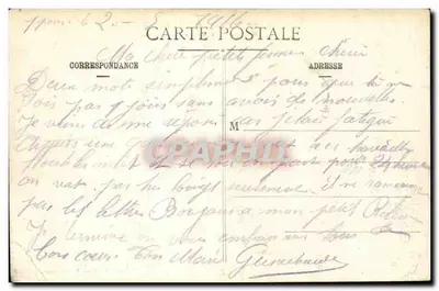 Magnières bombardeado — Vista Interior — S. Singer, Alexandre Lagaillat — Verso