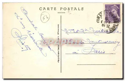 Toul - Canal del Este - La compuerta del barrio de la estación — Reverso