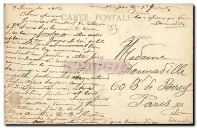 Toul — piękny widok — Widok Zamek i Katedra — Gerdolle i Briquet, Toul — Rewers