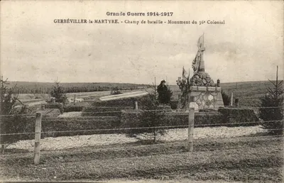 Gerbéviller-la-Martyre — Campo de batalha — Monumento do 36º Colonial — Foto V. R. H. A. 106