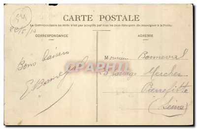 NANCY — Plac Stanisława i Urząd Miasta — IMP. ROYER & C°, NANCY — Rewers