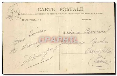 NANCY — Hémicycle Carrière — Pałac Rządu i Sadownia — IMP. HOYER & Cie, NANCY — Rewers