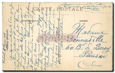 Nancy — Kościół św. Épvre — Compagnie des Postes — Rewers