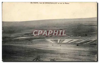 De SION, vista de CHAOUILLEY y de la Planicie — Mlle Dalarue, Villeneuve