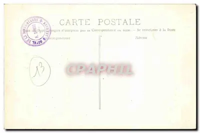 Les Baux - Hotel dos Porcellets — editor R. Demas, Marselha, n° 3781 — Verso