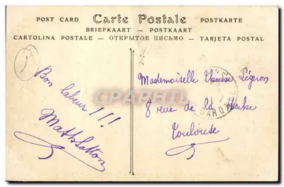Arles — Arlésiennes nos Alyscamps, avenida dos Túmulos — ND Fot. n°204 — Verso