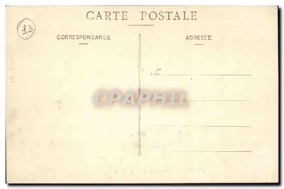 JOUQUES — Bulwar Gare — widok ulicy z dziećmi i drzewami — Rewers