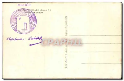 Moinho de Daudet — Fontvielle (R.-du R.) — Foto George — Verso