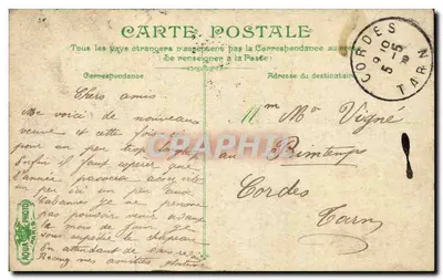 Marseille - Berg van Onze Lieve Vrouw van de Garde — L.V. & Cie, n° 2.532 — Achterkant