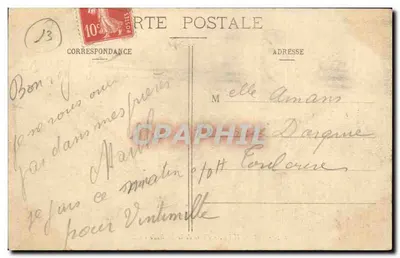 Marseille — Molo Désirade — Wydawca Marseille, nr 153 — Rewers