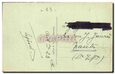 Marsella — El Fuerte de San Juan — Edición R. Vivace — Reverso